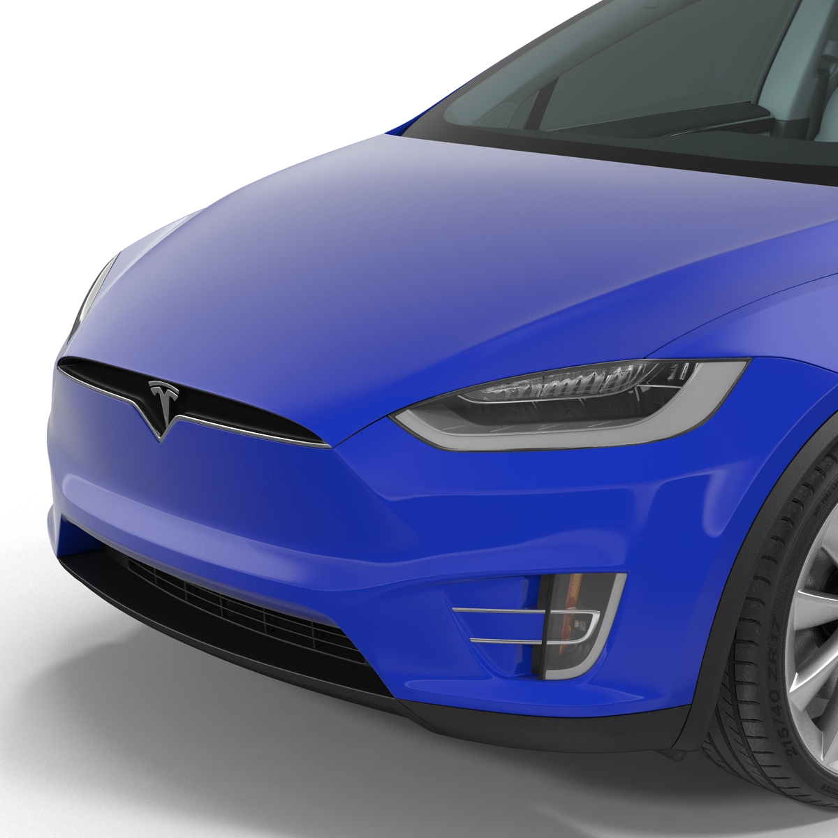 3D Tesla Model X model