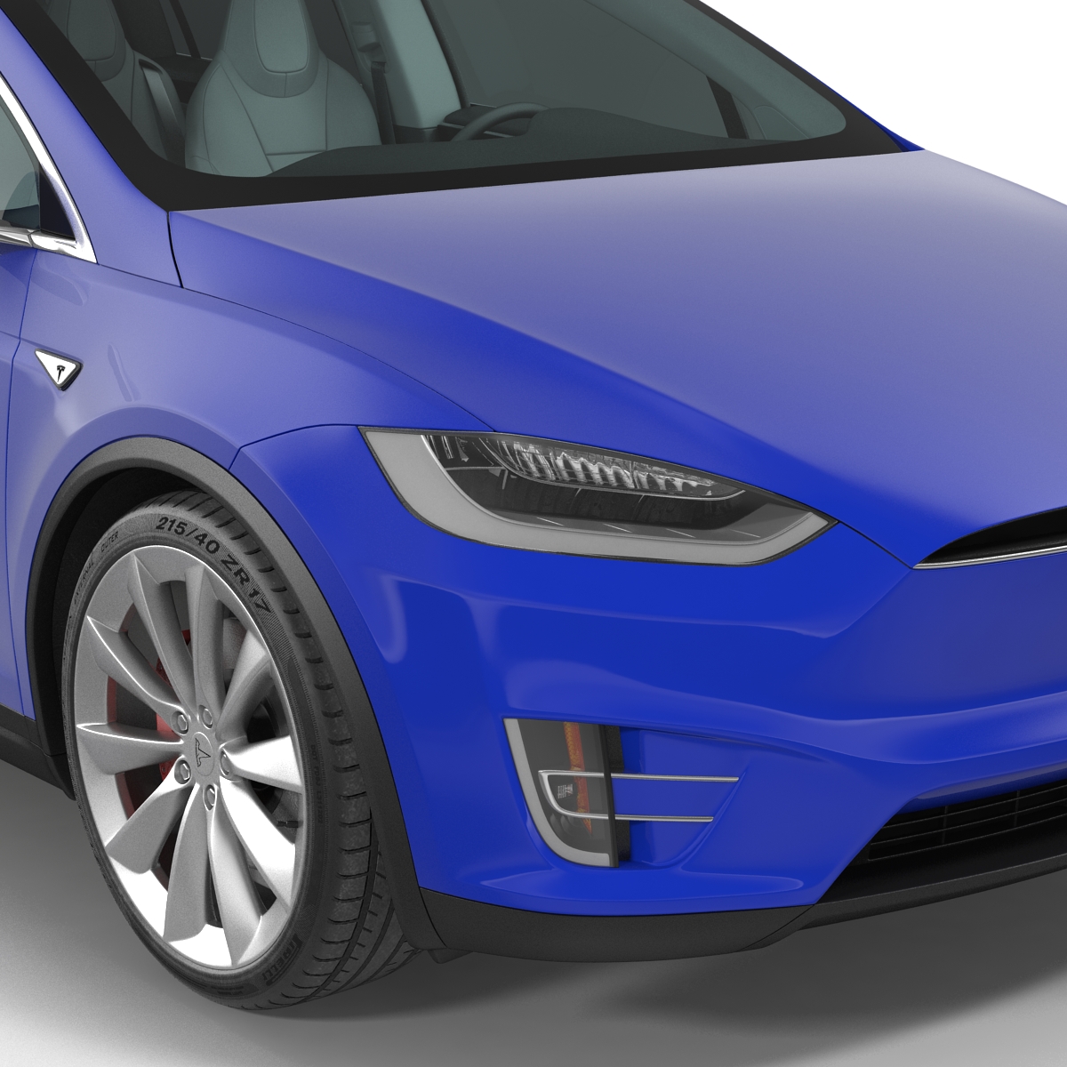 3D Tesla Model X model