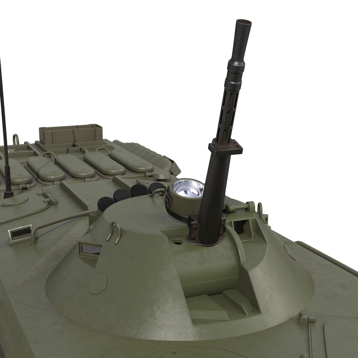 3D Amphibious Armoured Personnel Carrier BTR 80 Rigged