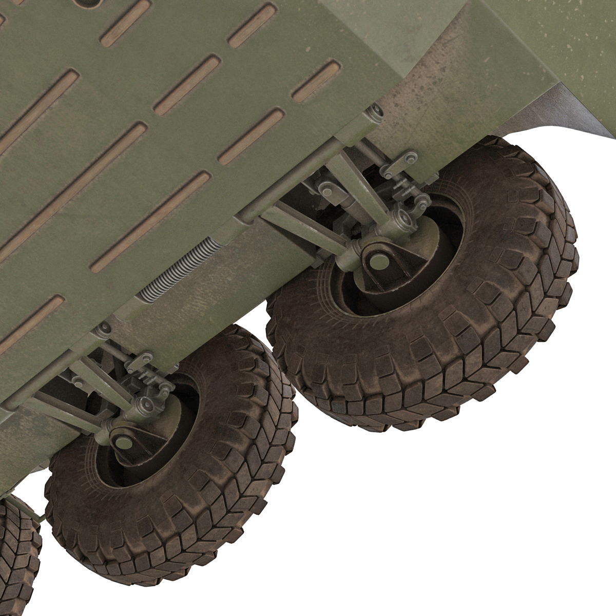 3D model Amphibious Armoured Personnel Carrier BTR 80A