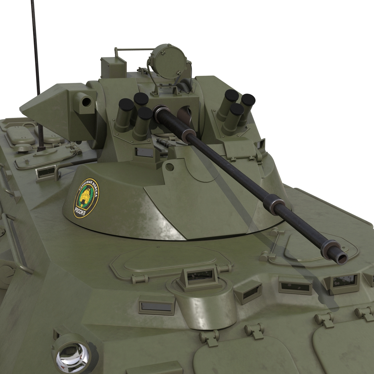 3D model Amphibious Armoured Personnel Carrier BTR 80A