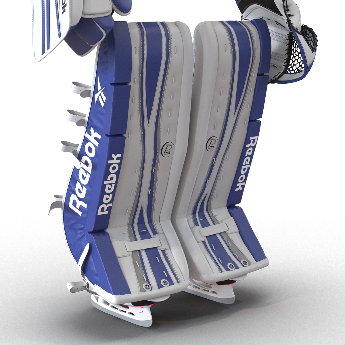 3D model Hockey Goalie Protection Kit Blue 3