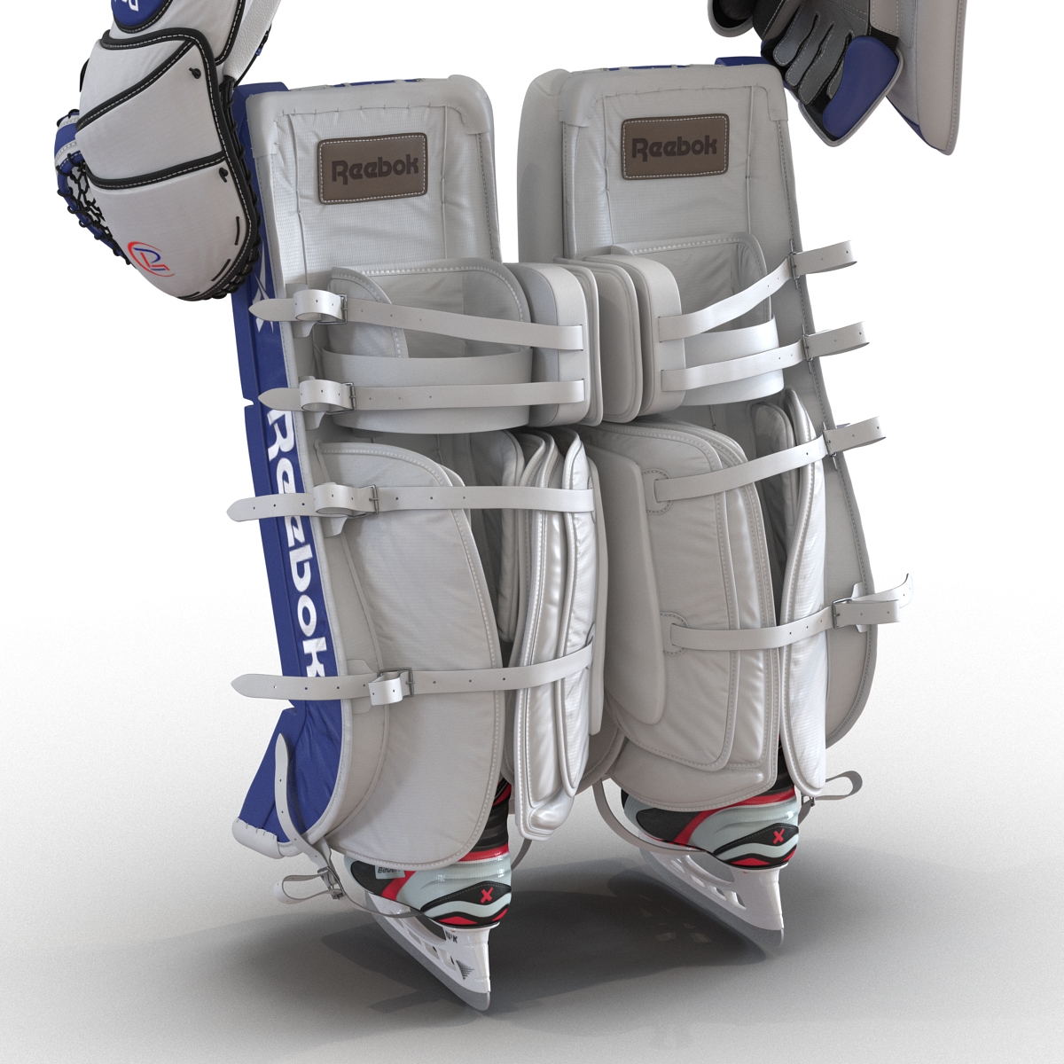 3D model Hockey Goalie Protection Kit Blue 3