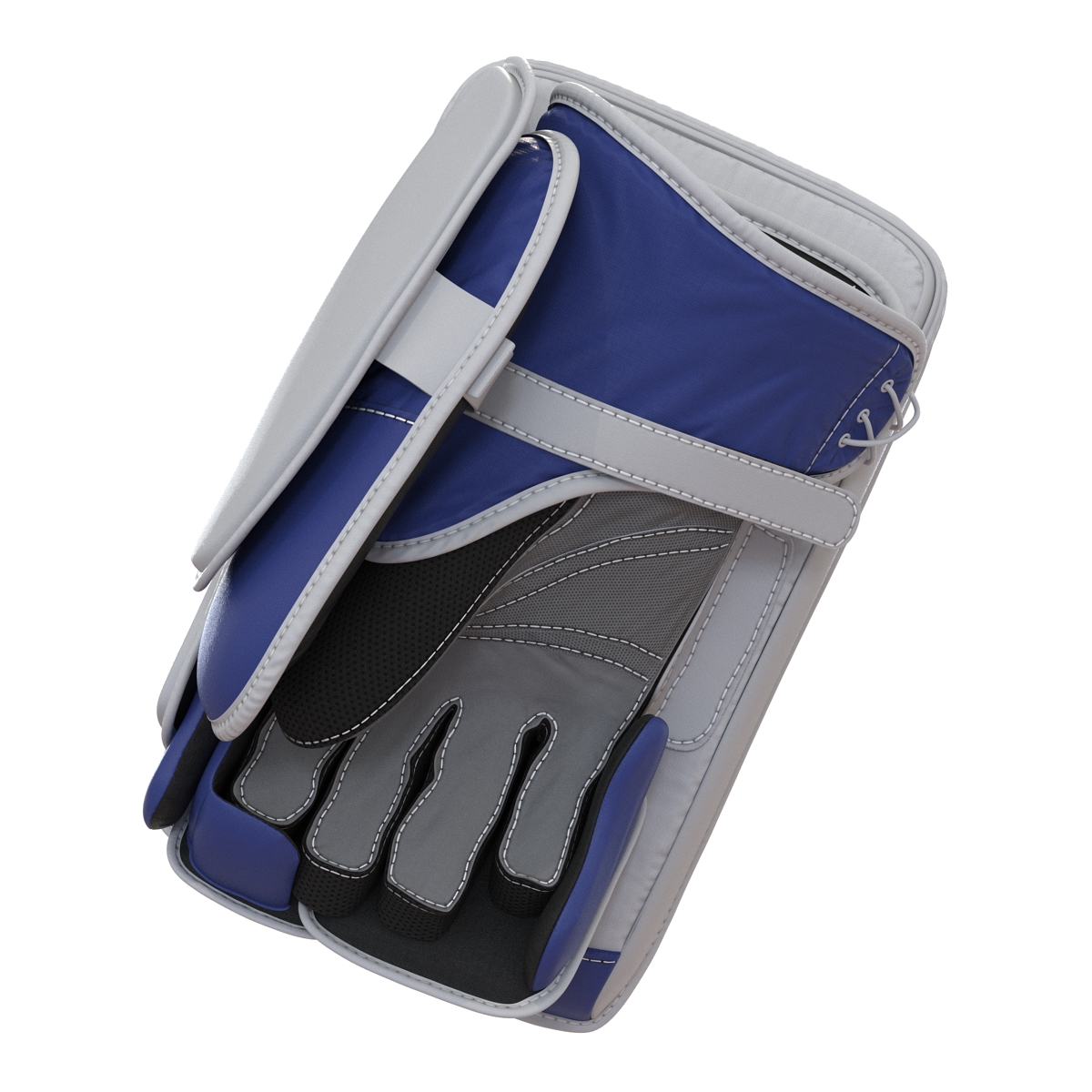 3D Hockey Goalie Protection Kit Generic Blue 3 model