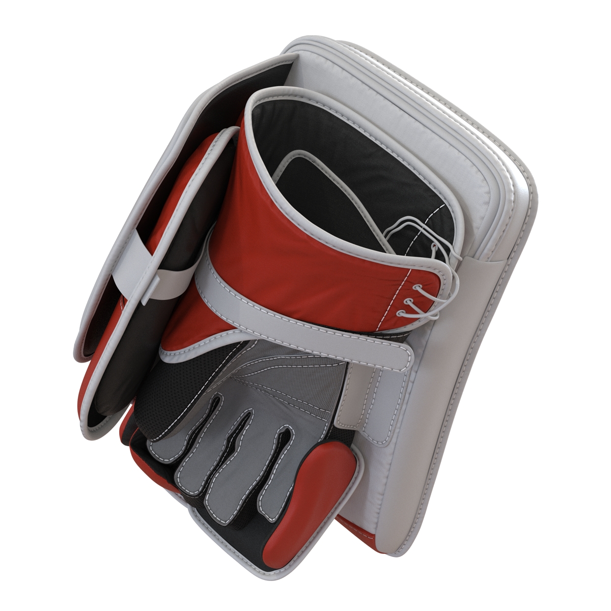 Hockey Goalie Protection Kit Generic Red 3 3D