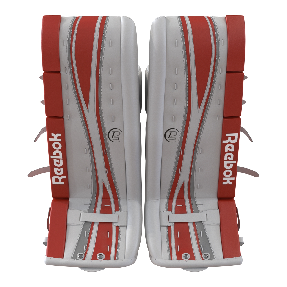 Hockey Goalie Protection Kit Red 3 3D model