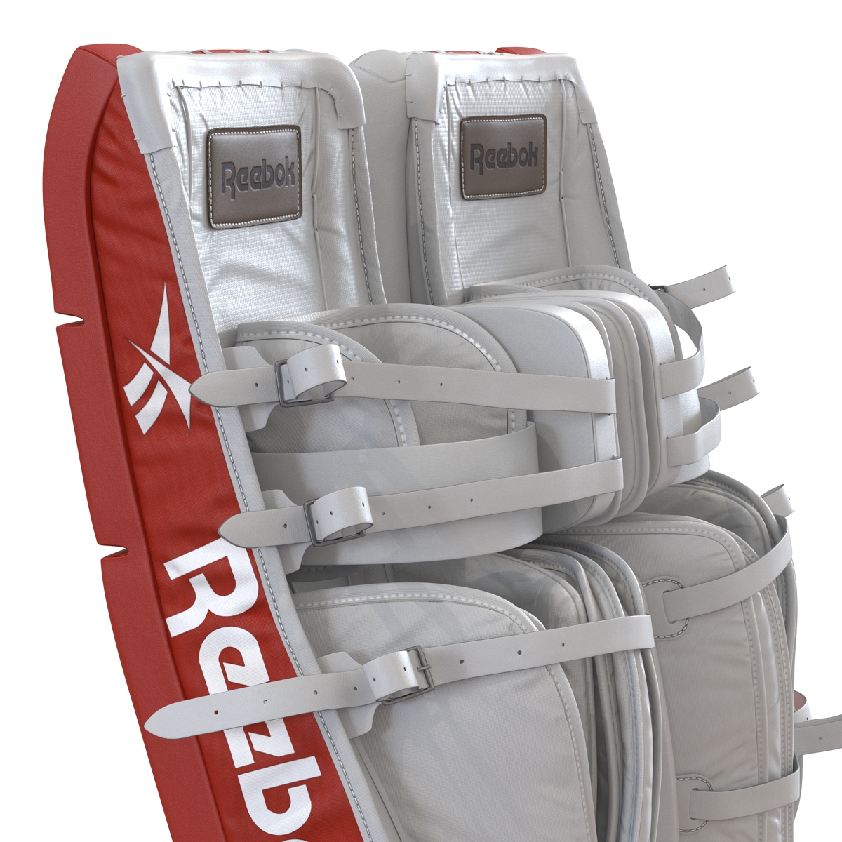 Hockey Goalie Protection Kit Red 3 3D model