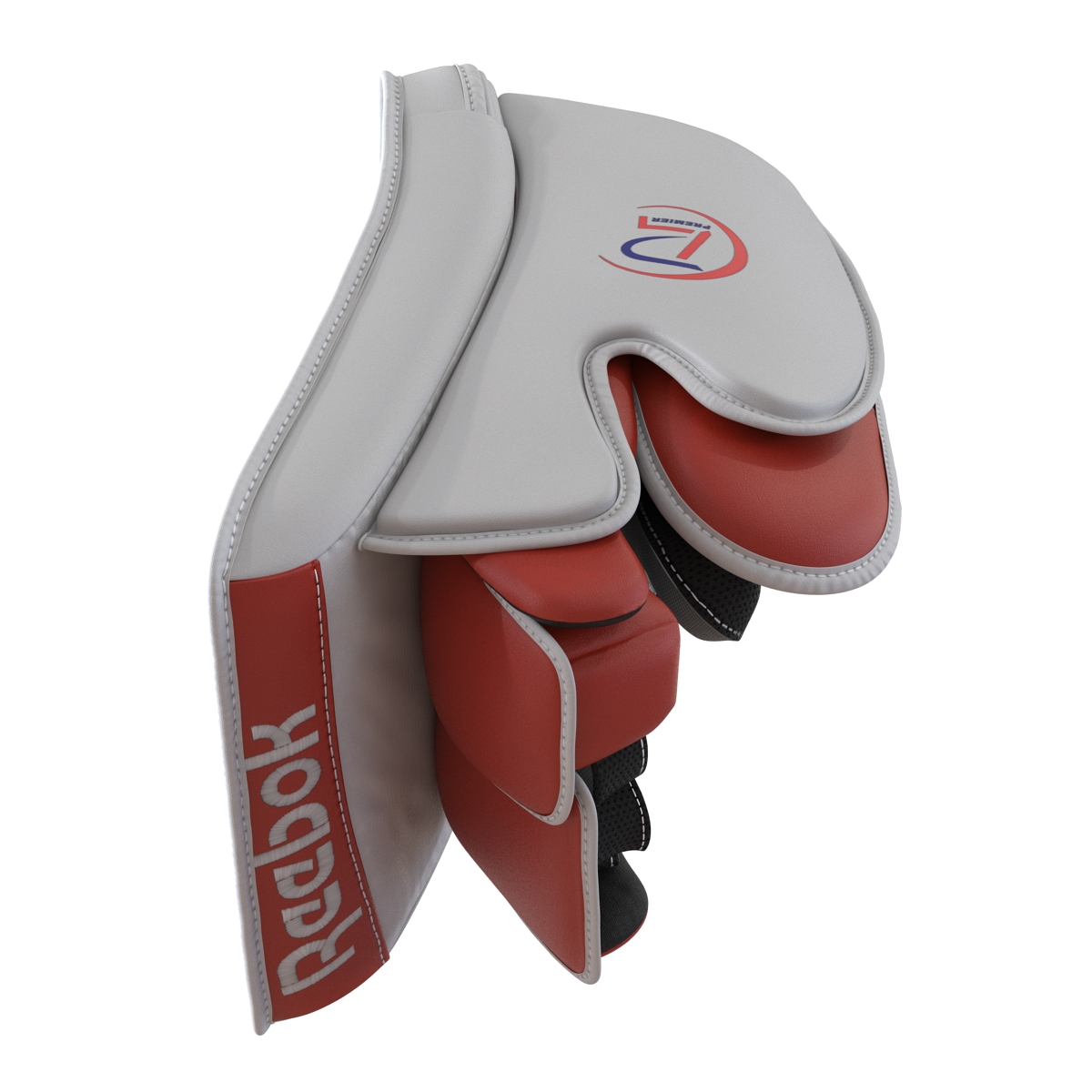 Hockey Goalie Protection Kit Red 3 3D model