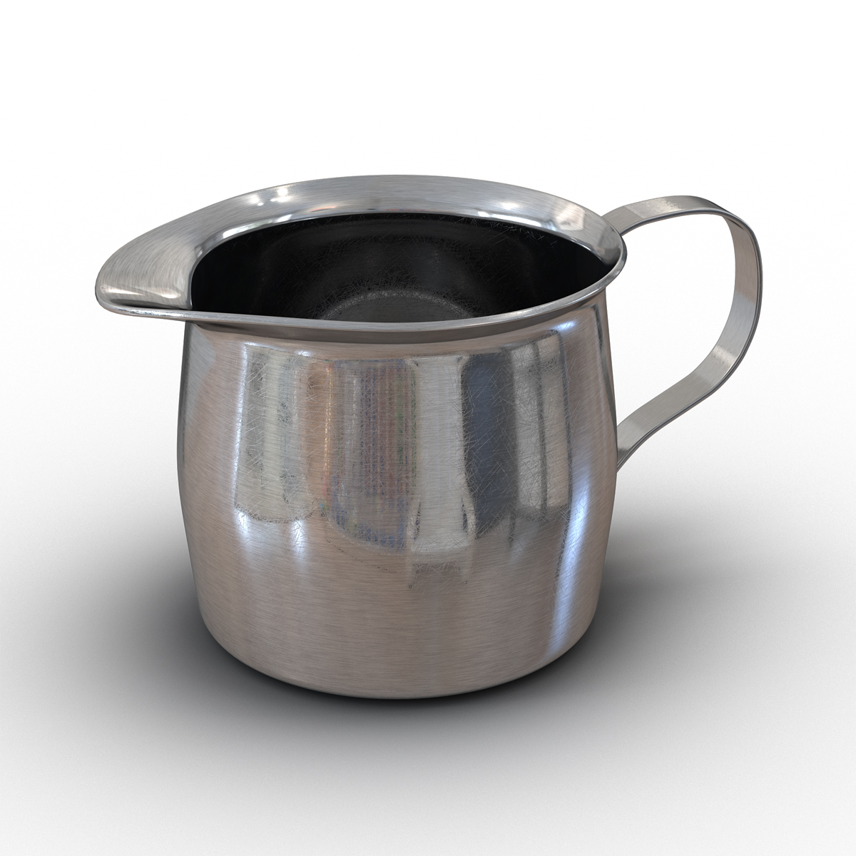 3D Pitcher Creamer Steel 2 model