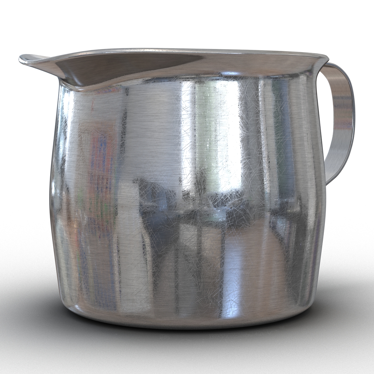 3D Pitcher Creamer Steel 2 model