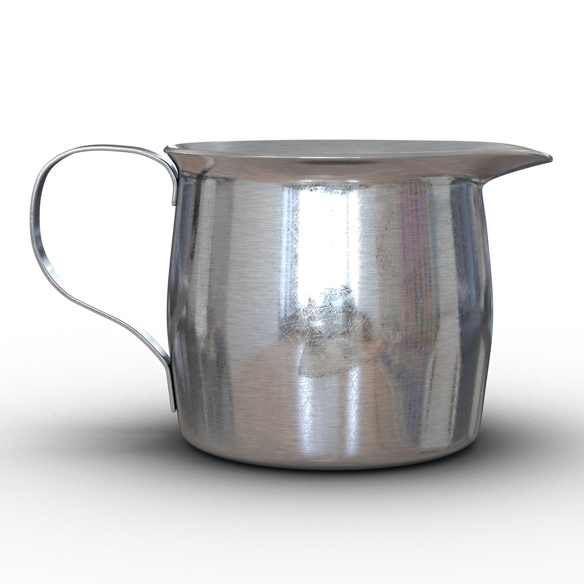 3D Pitcher Creamer Steel 2 model