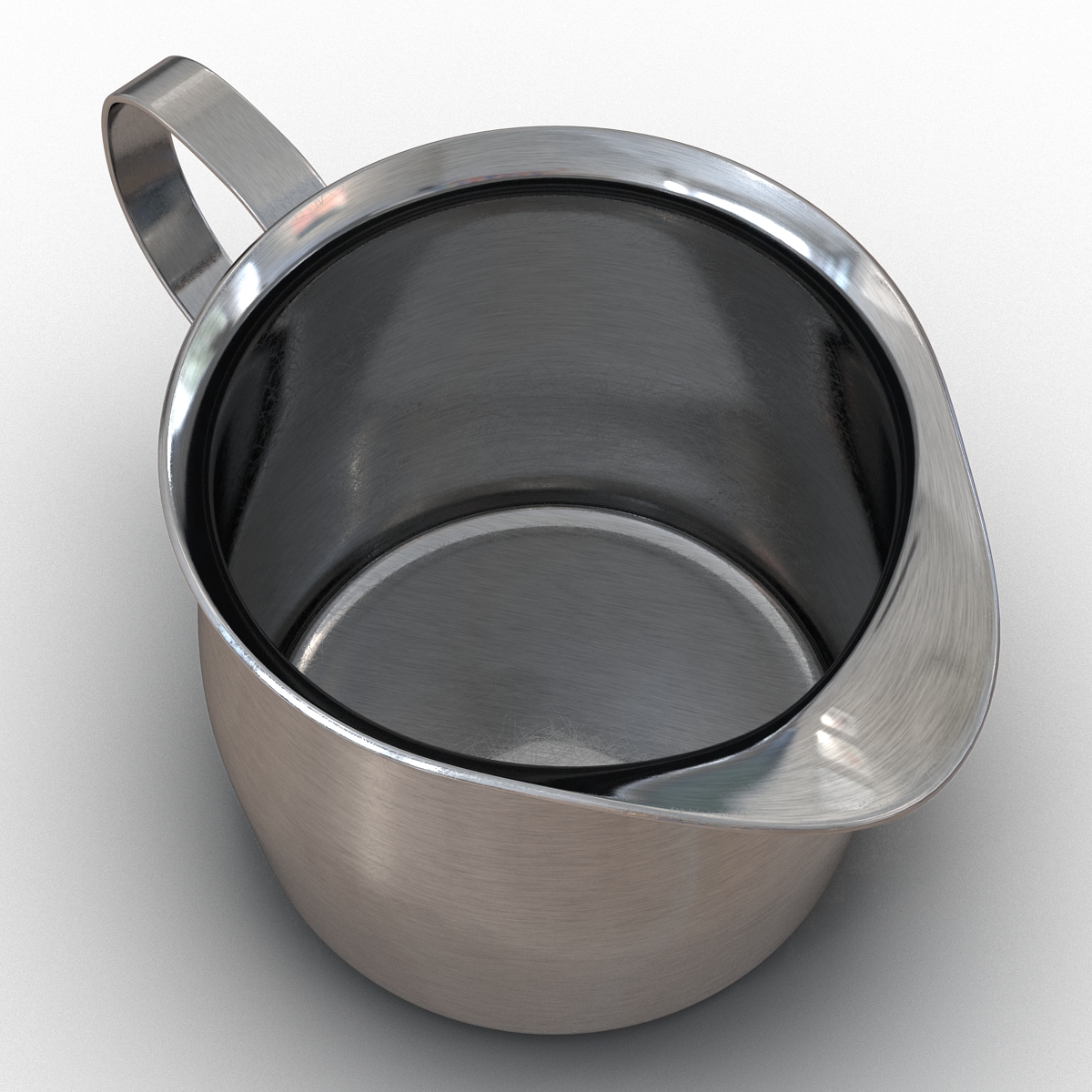 3D Pitcher Creamer Steel 2 model