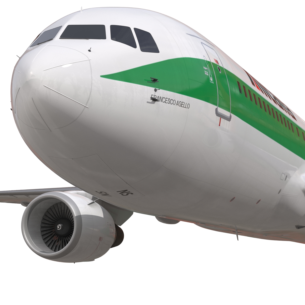 3D model Boeing 767-200ER Alitalia