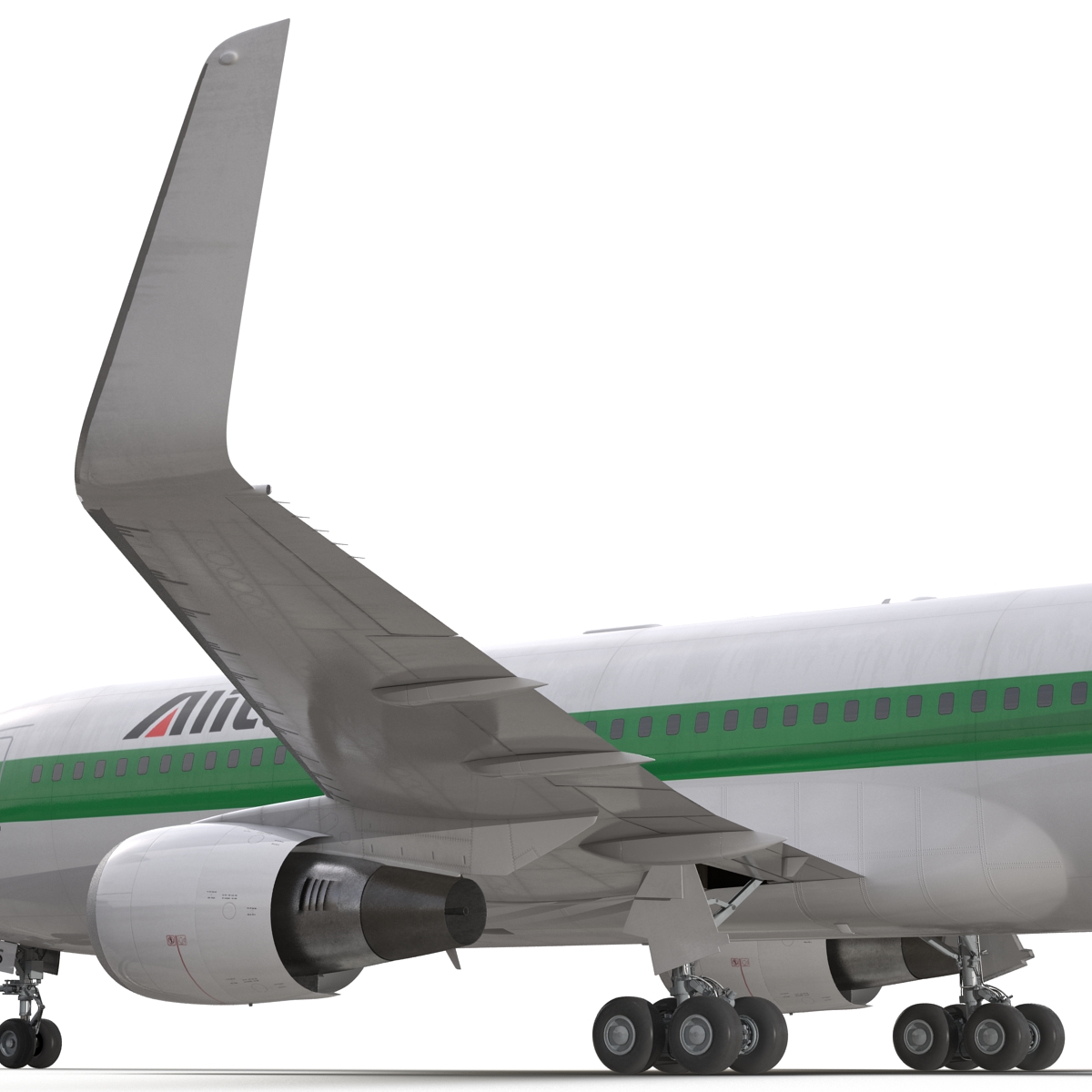 3D model Boeing 767-200ER Alitalia