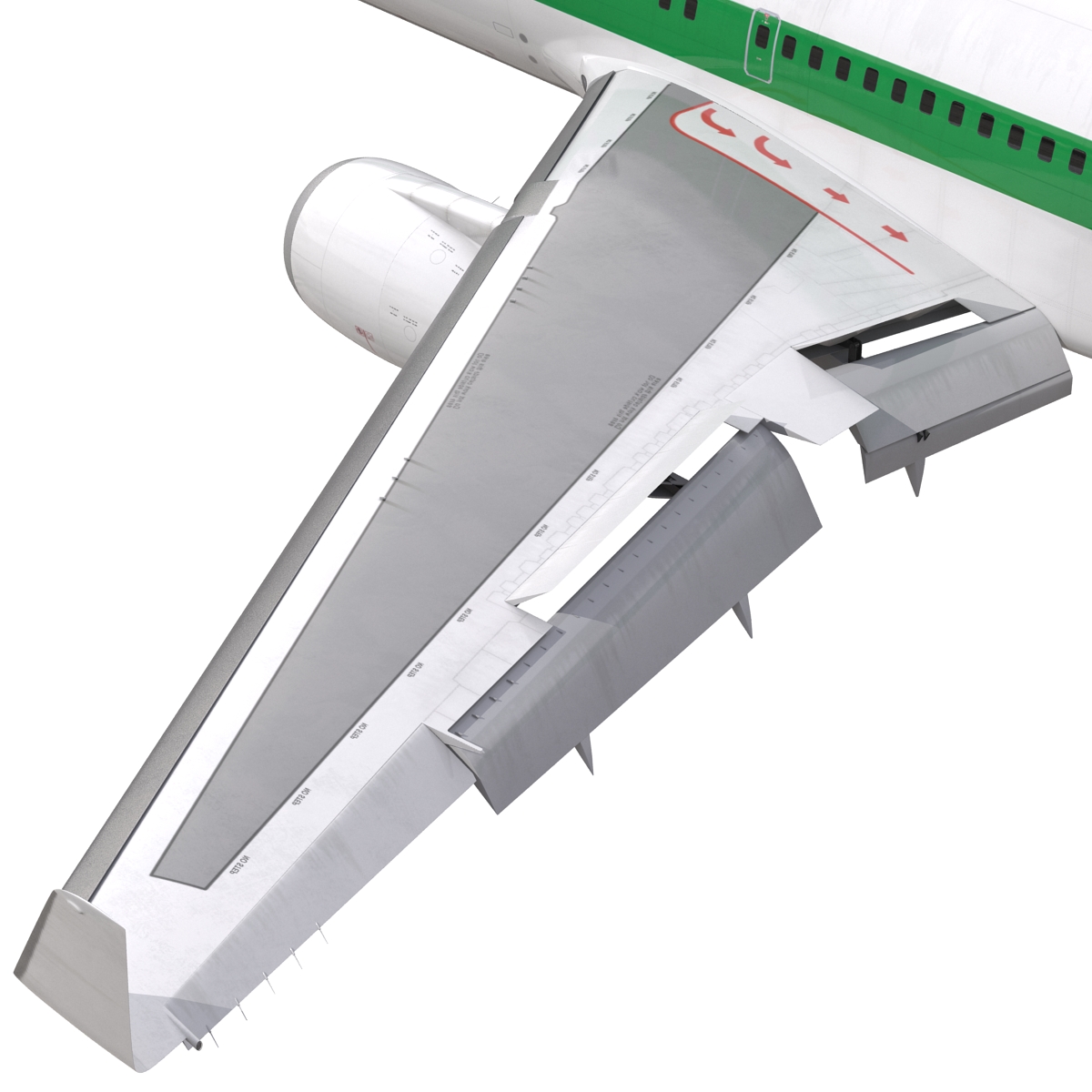 3D model Boeing 767-200ER Alitalia