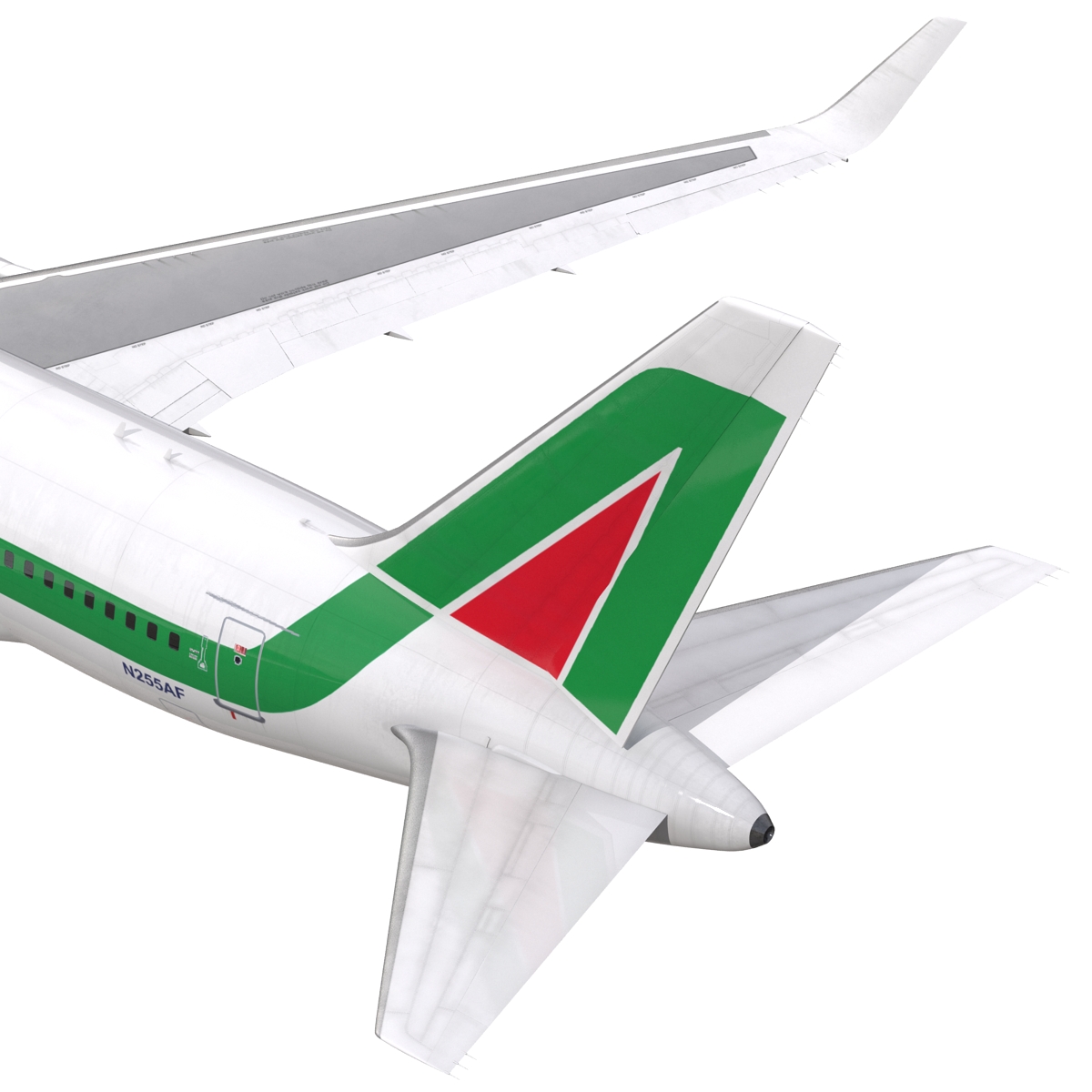 3D model Boeing 767-200ER Alitalia