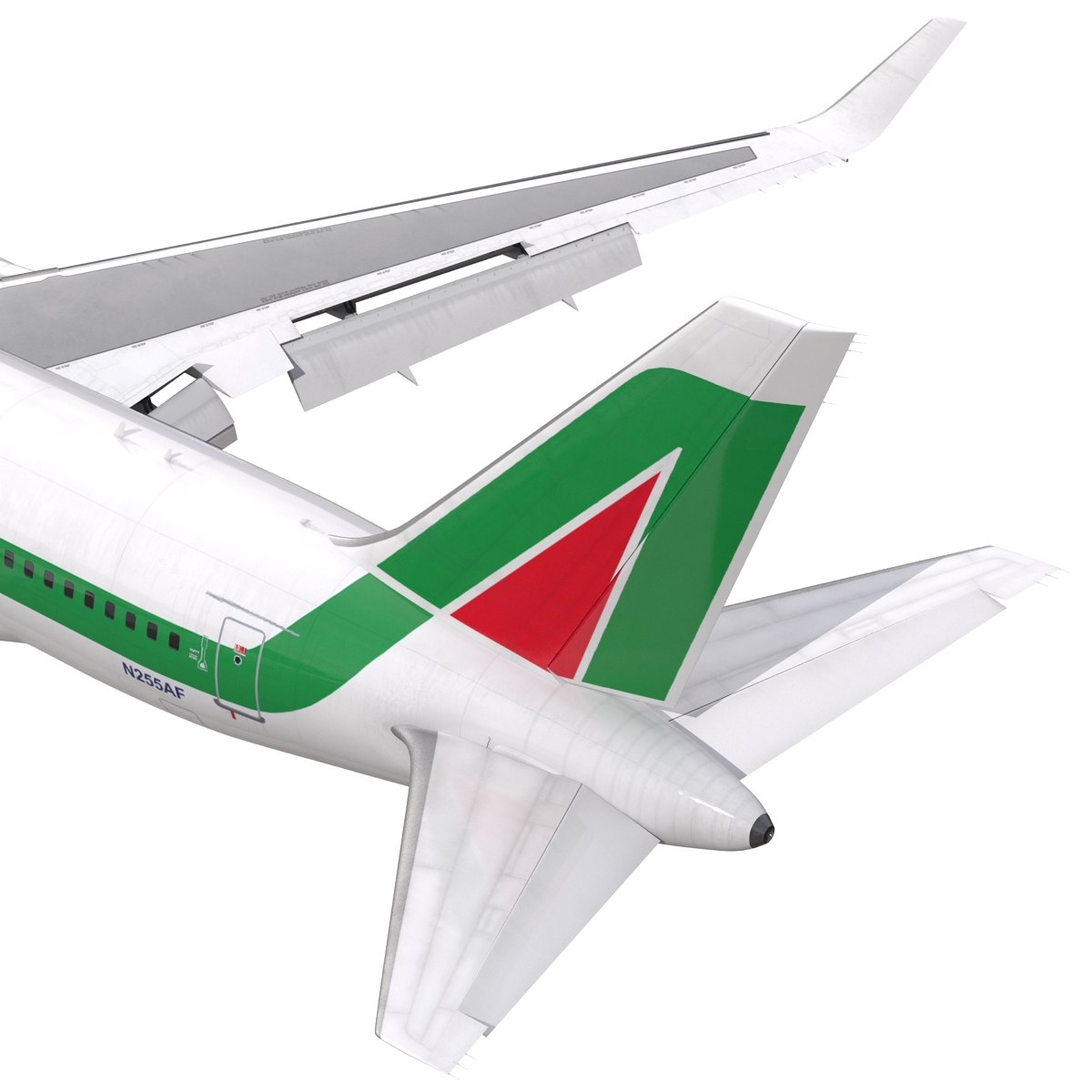 3D model Boeing 767-200ER Alitalia