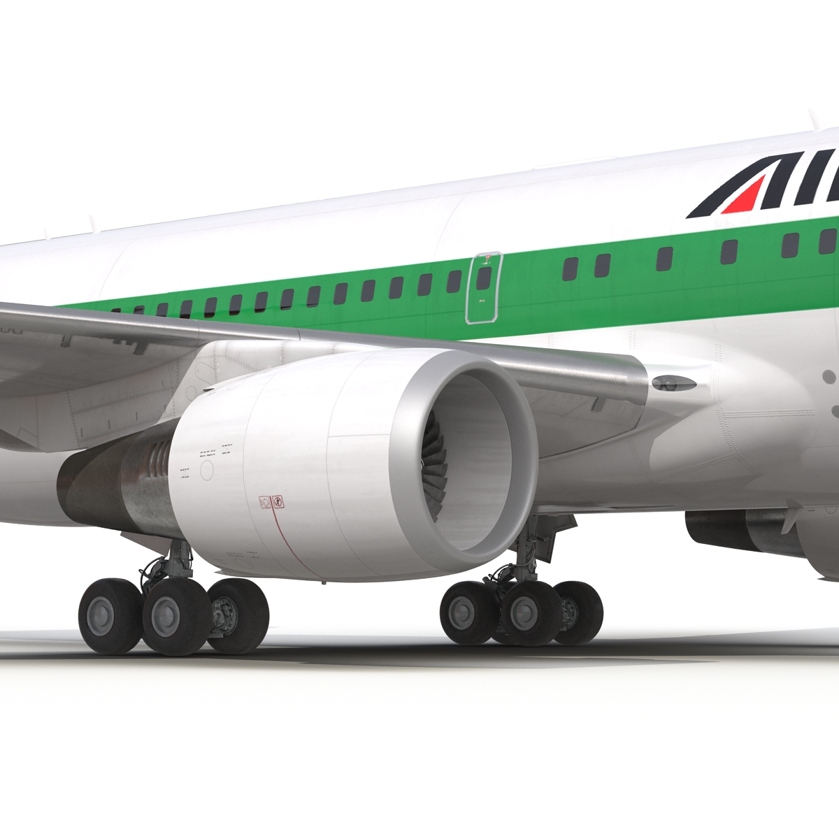 3D model Boeing 767-200ER Alitalia