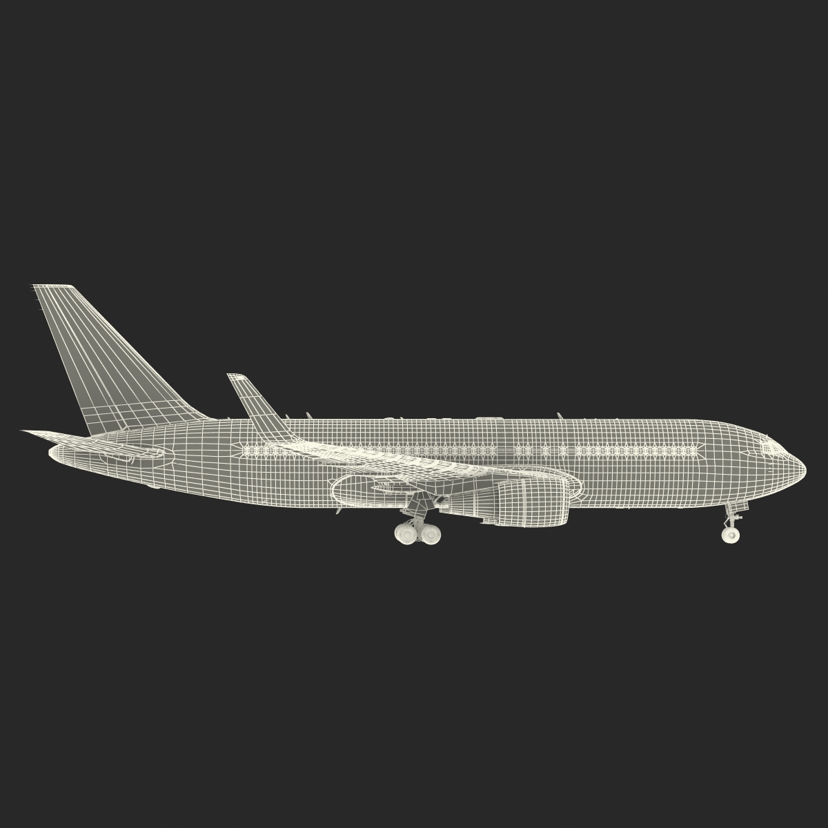 3D model Boeing 767-200ER Alitalia