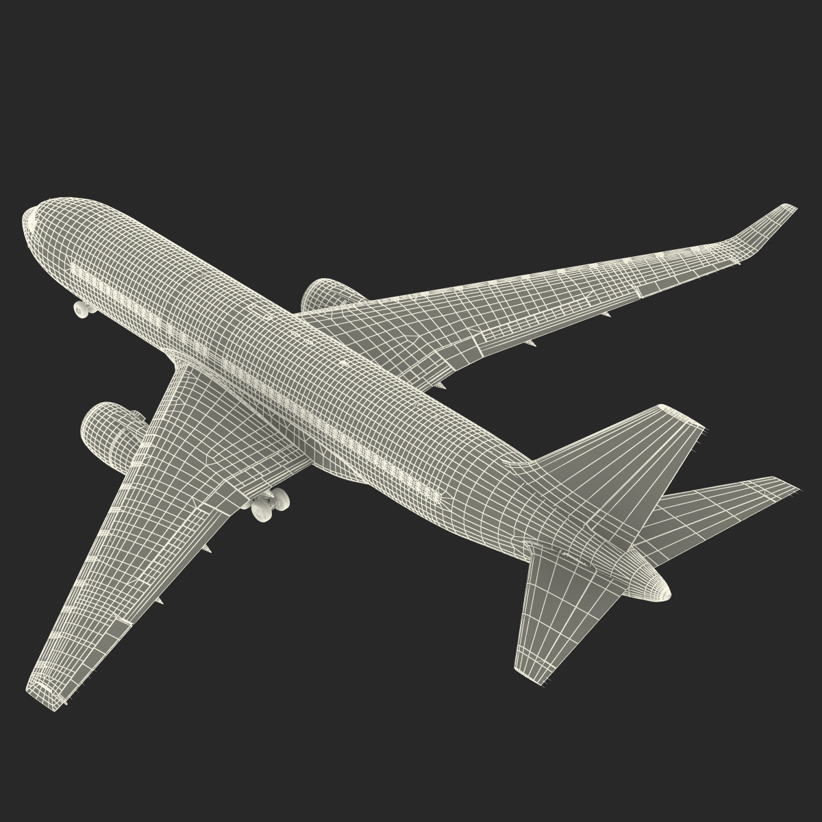 3D model Boeing 767-200ER Alitalia