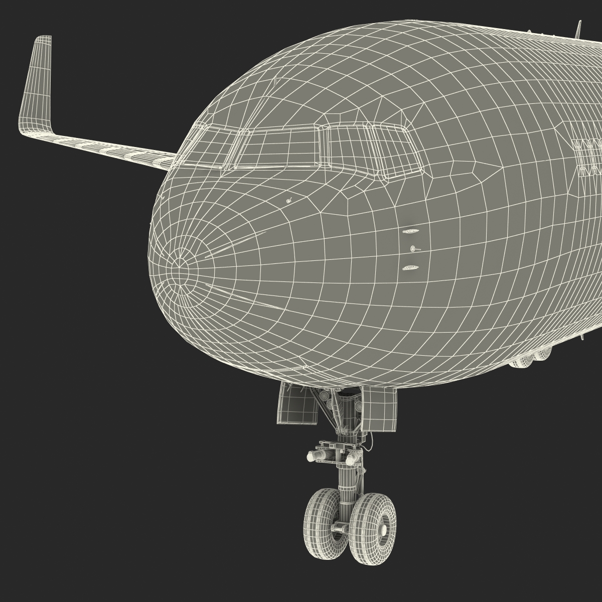 Boeing 767-200ER Alitalia Rigged 3D