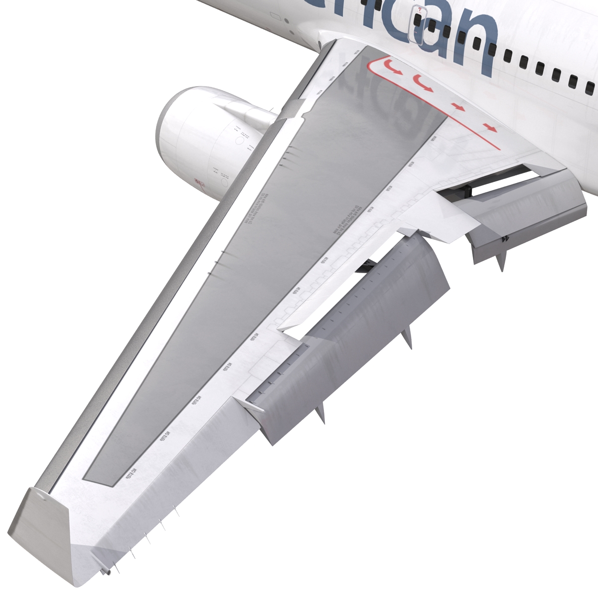 Boeing 767 200ER American Airlines 3D model