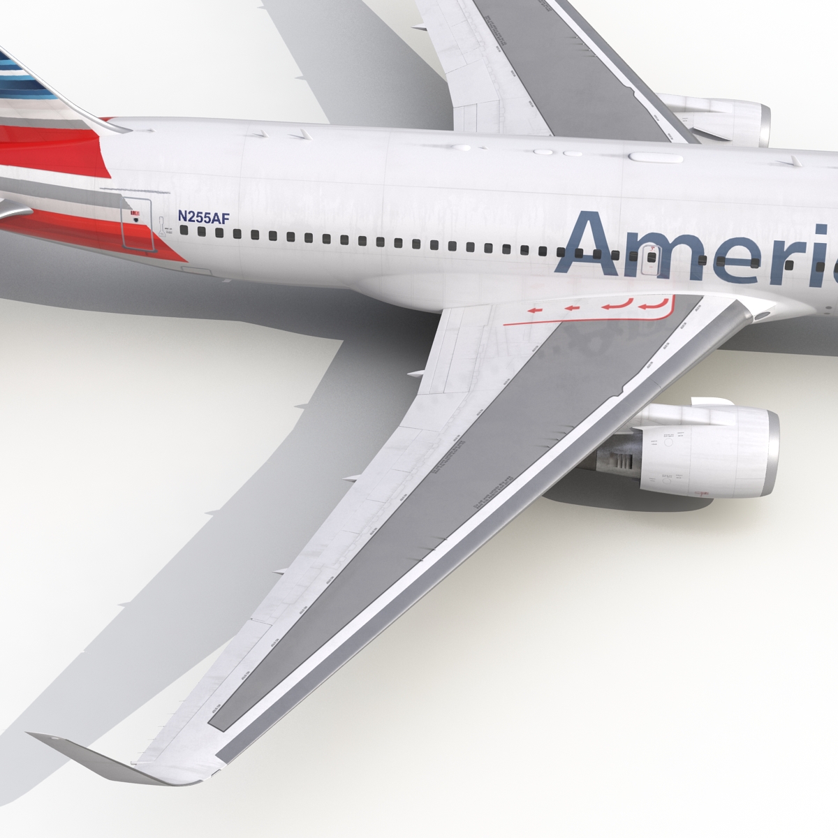 Boeing 767 200ER American Airlines 3D model