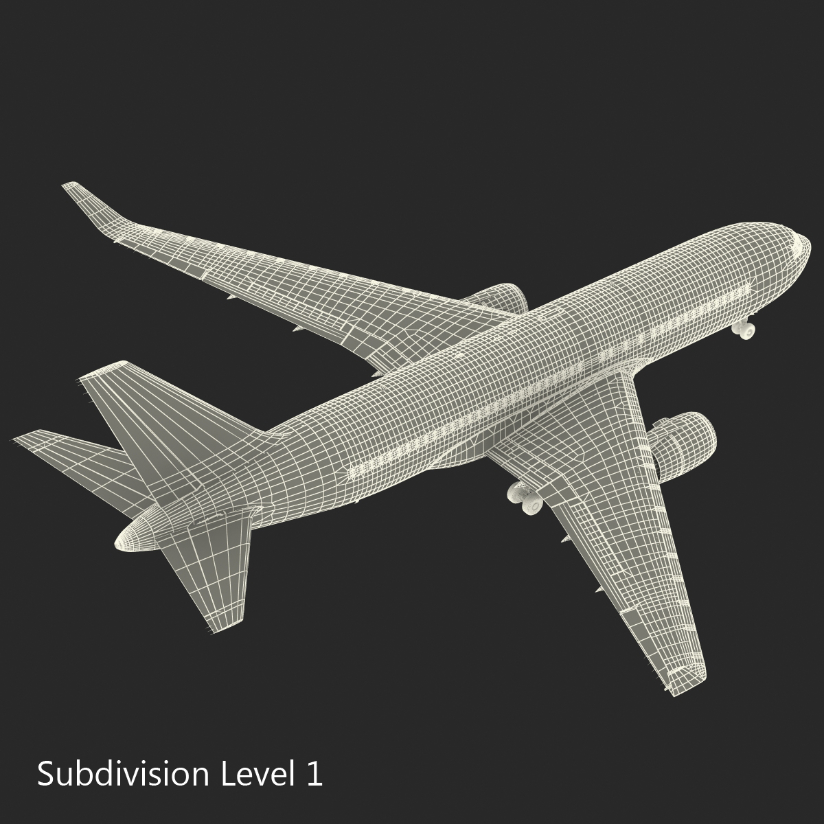 Boeing 767 200ER American Airlines 3D model