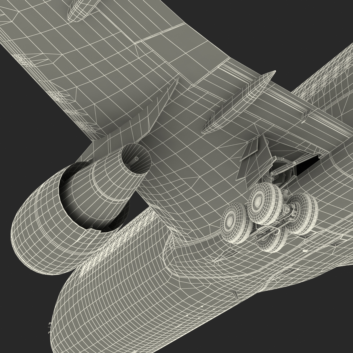 Boeing 767 200ER British Airways Rigged 3D model