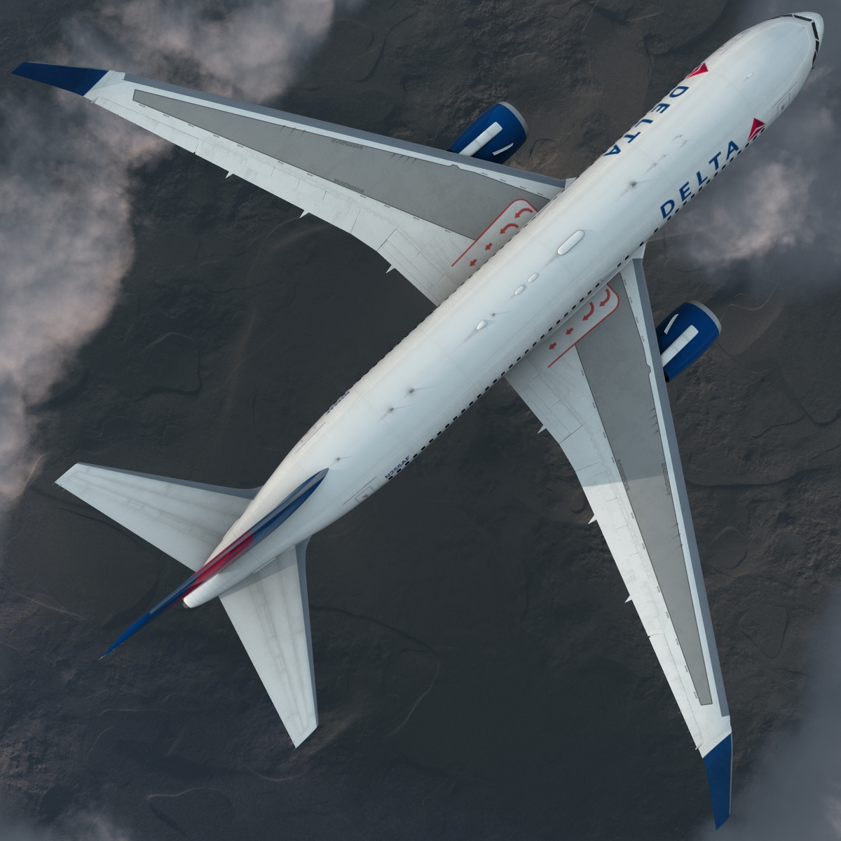 Boeing 767 200ER Delta Air Lines 3D