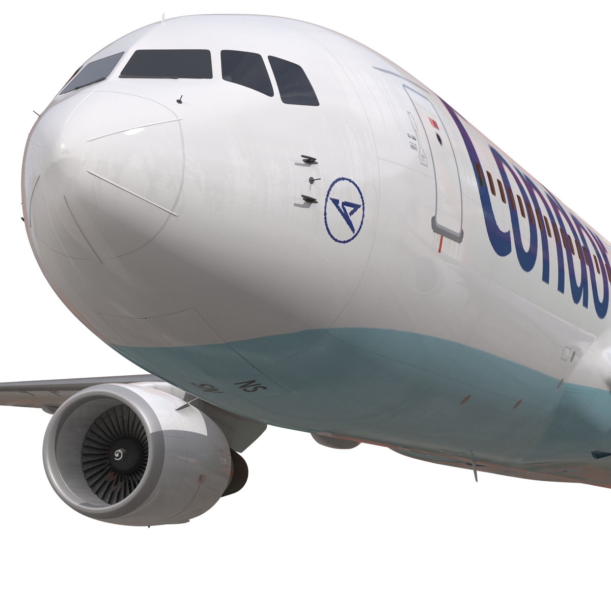 Boeing 767 200ER Condor Flugdienst 3D model