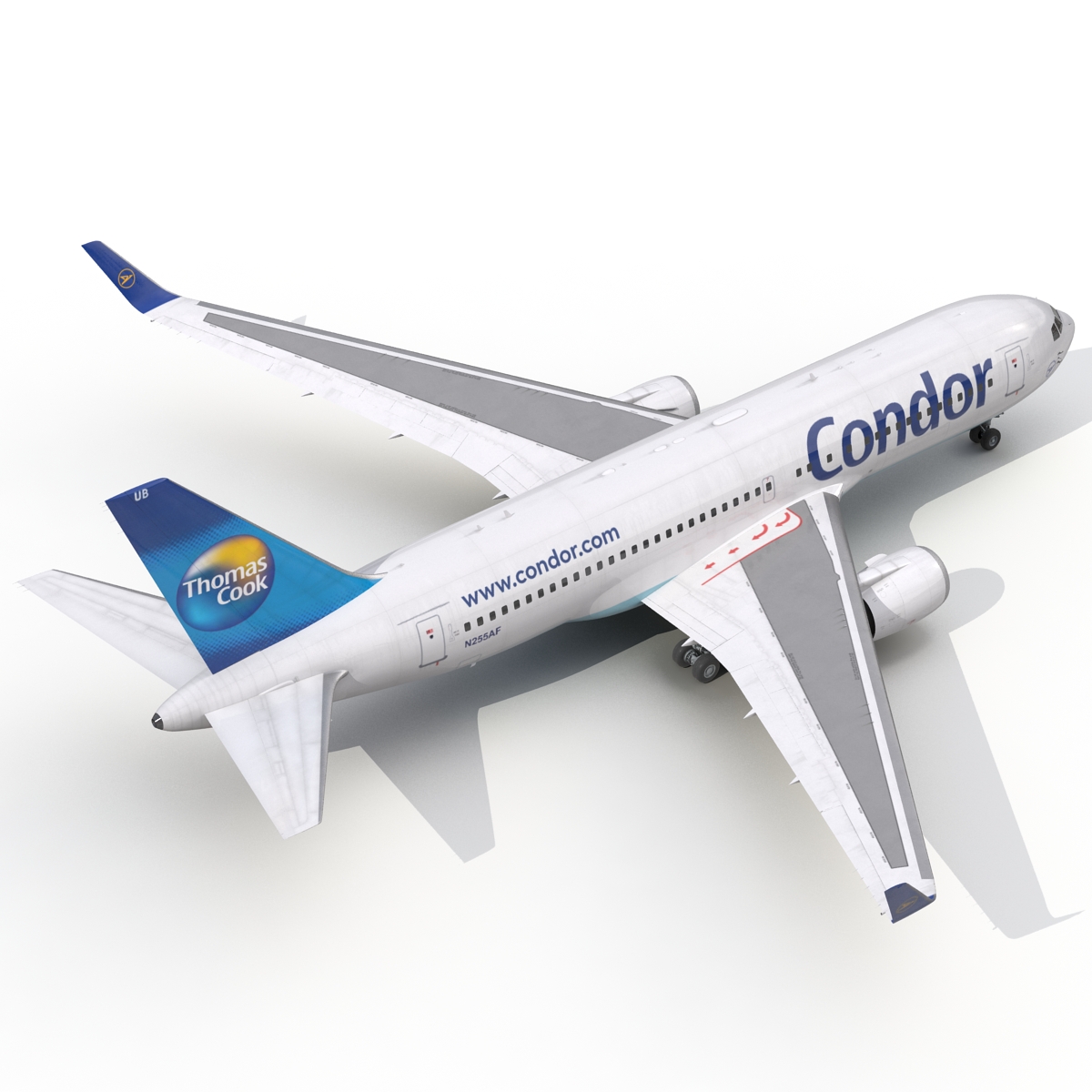 Boeing 767 200ER Condor Flugdienst 3D model