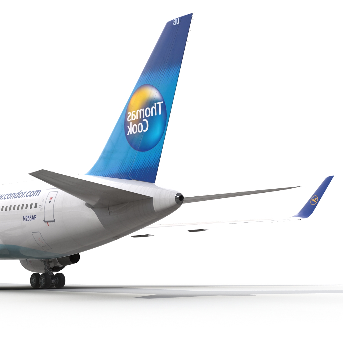 Boeing 767 200ER Condor Flugdienst 3D model