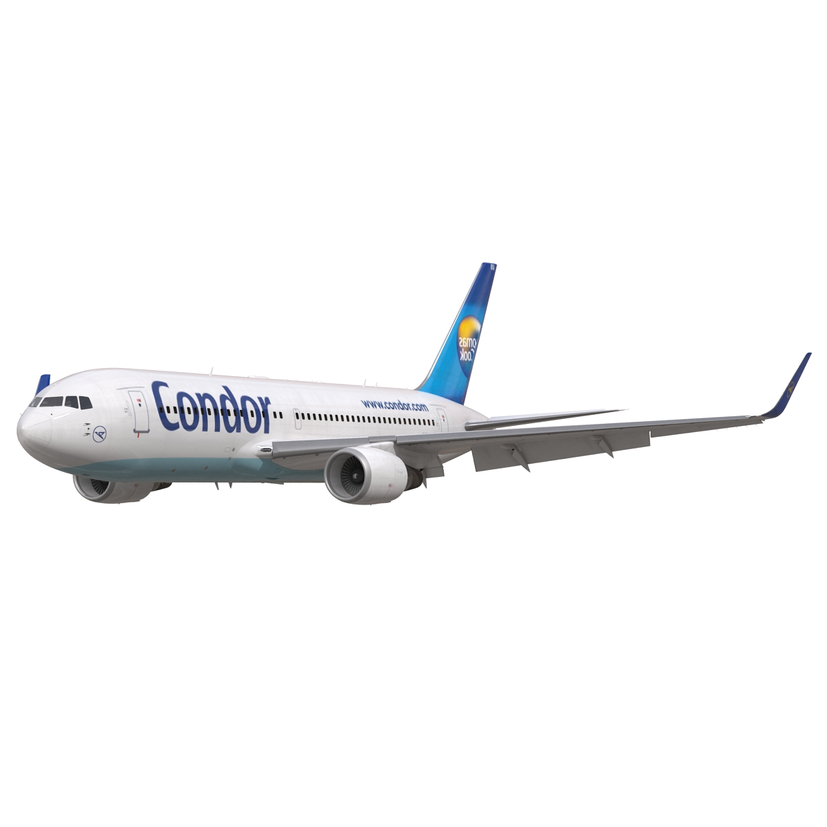 3D Boeing 767 200ER Condor Flugdienst Rigged