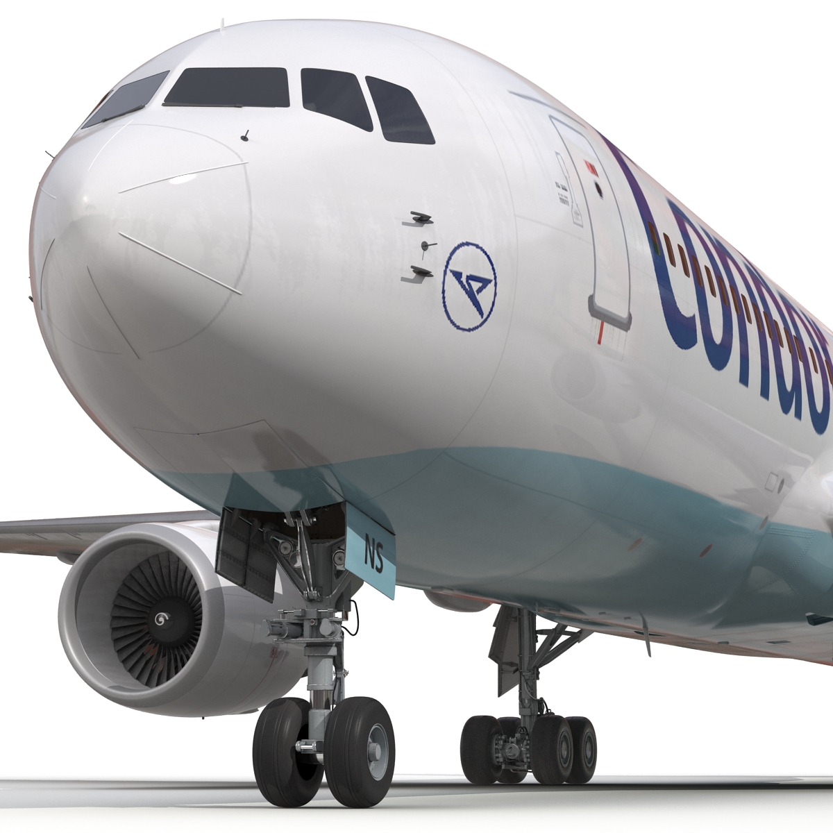 3D Boeing 767 200ER Condor Flugdienst Rigged