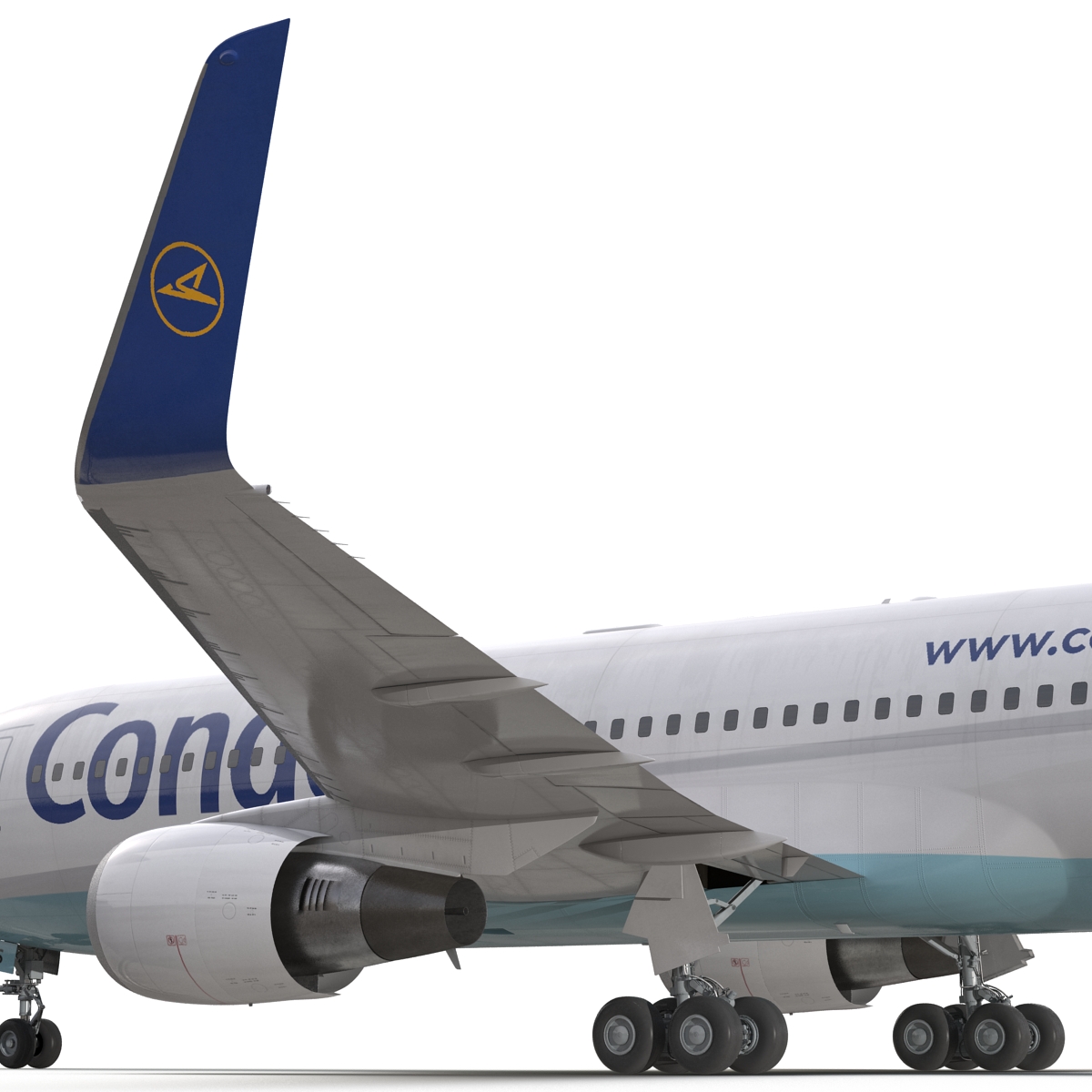 3D Boeing 767 200ER Condor Flugdienst Rigged