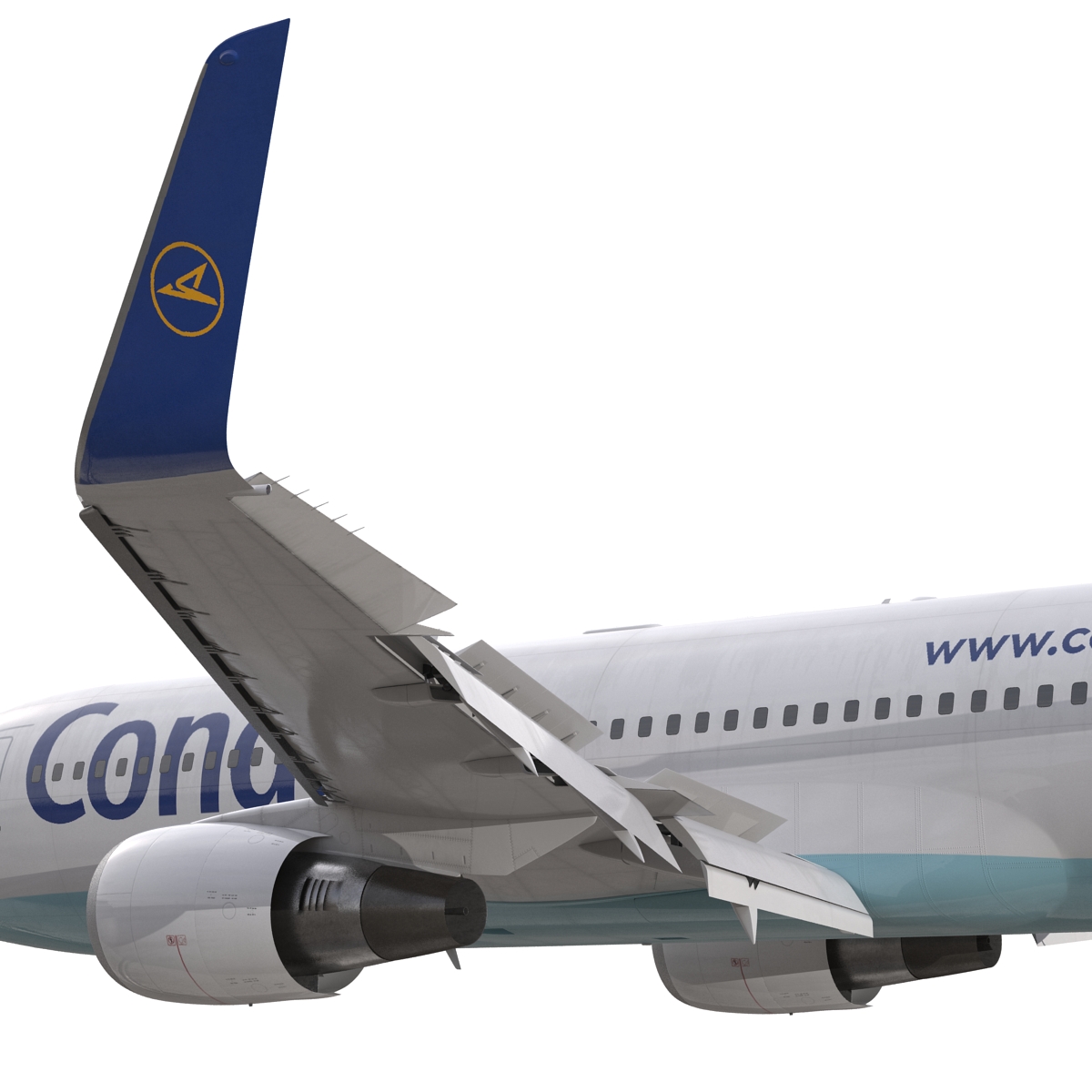 3D Boeing 767 200ER Condor Flugdienst Rigged