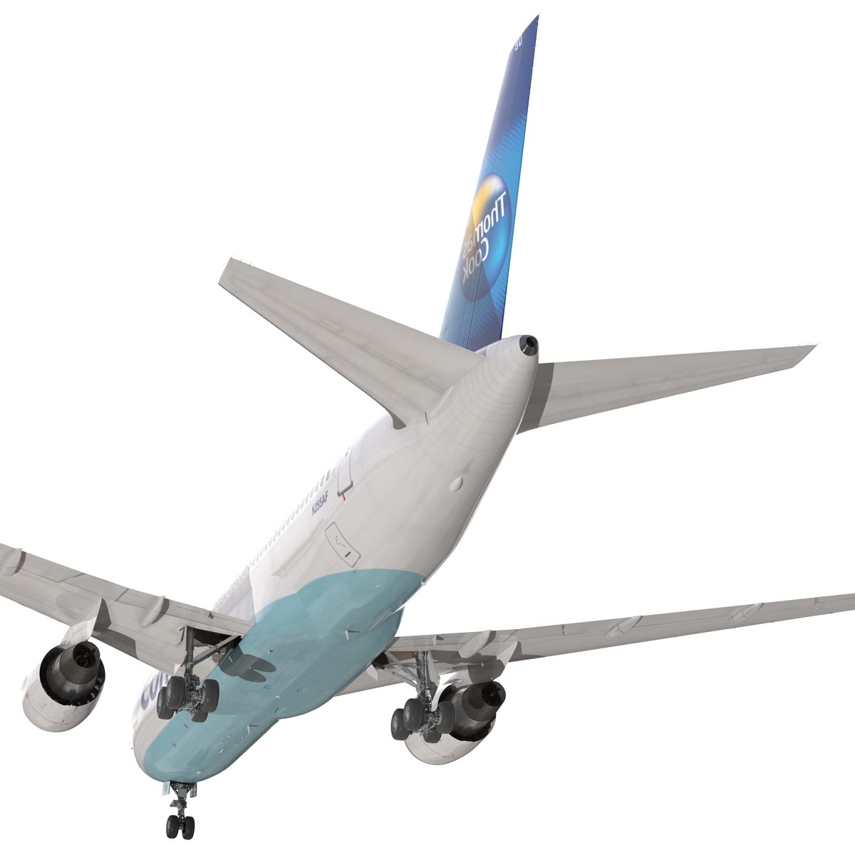 3D Boeing 767 200ER Condor Flugdienst Rigged