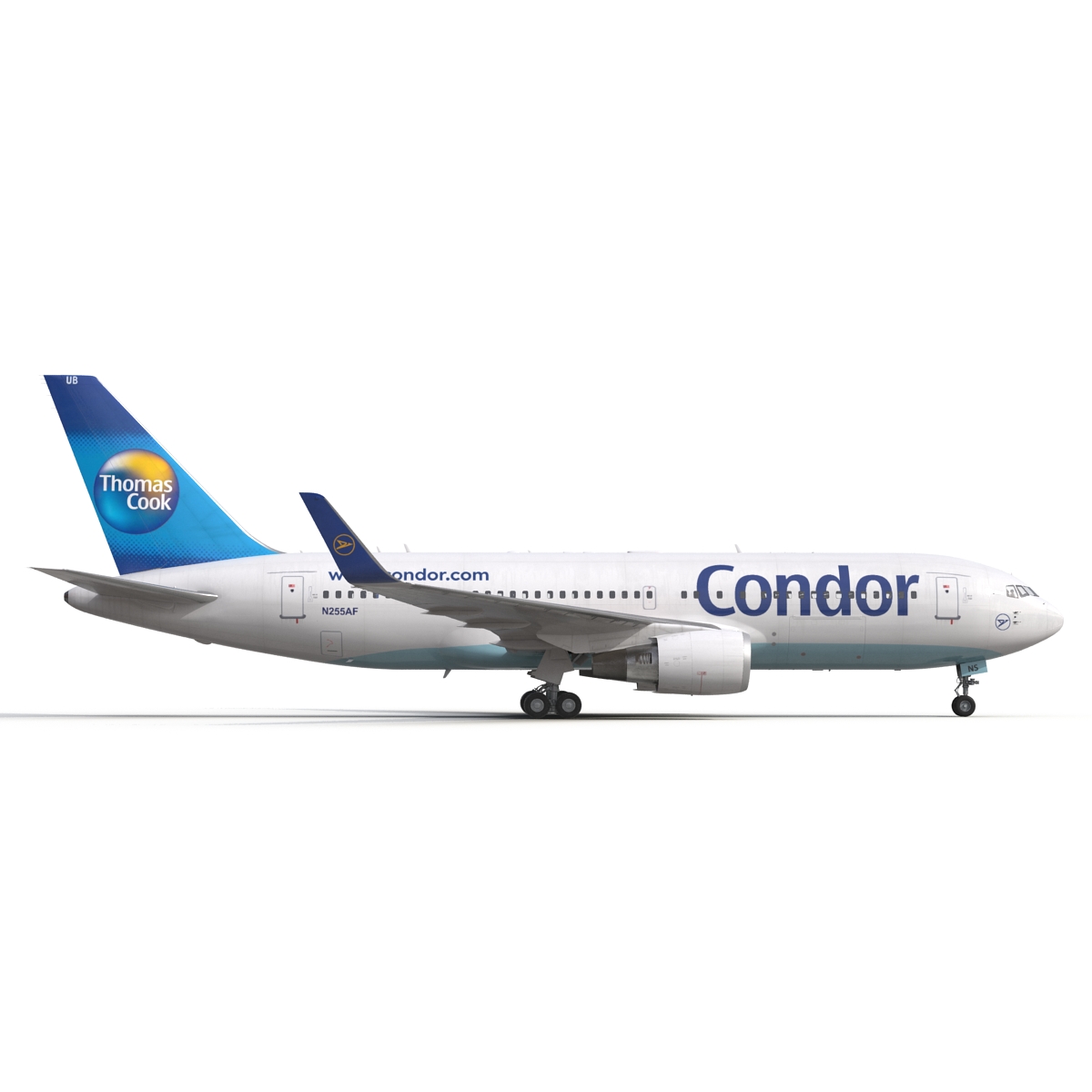 3D Boeing 767 200ER Condor Flugdienst Rigged