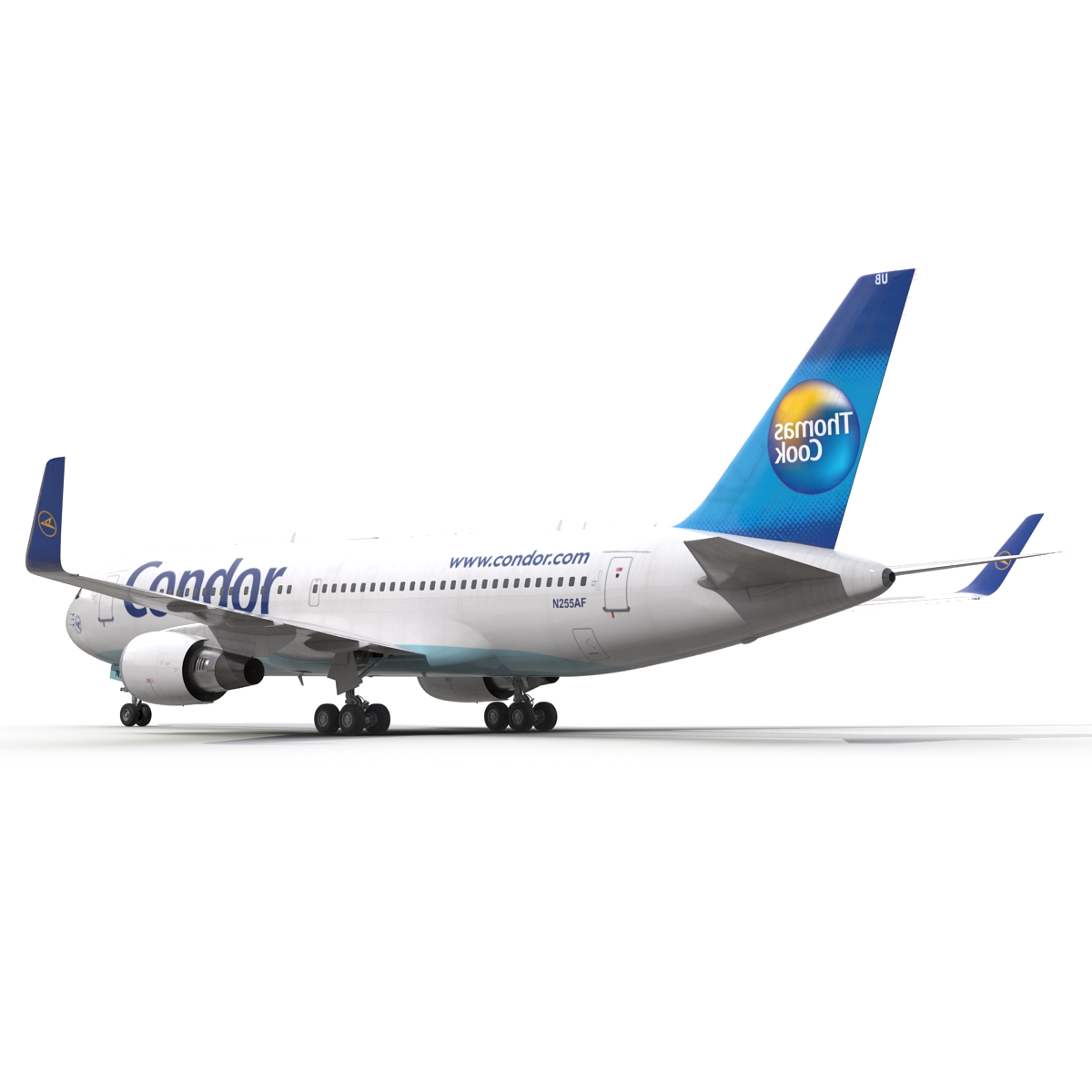 3D Boeing 767 200ER Condor Flugdienst Rigged