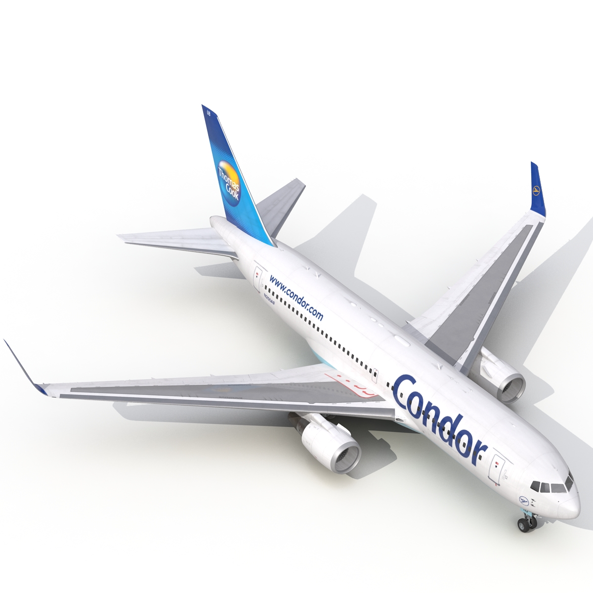 3D Boeing 767 200ER Condor Flugdienst Rigged