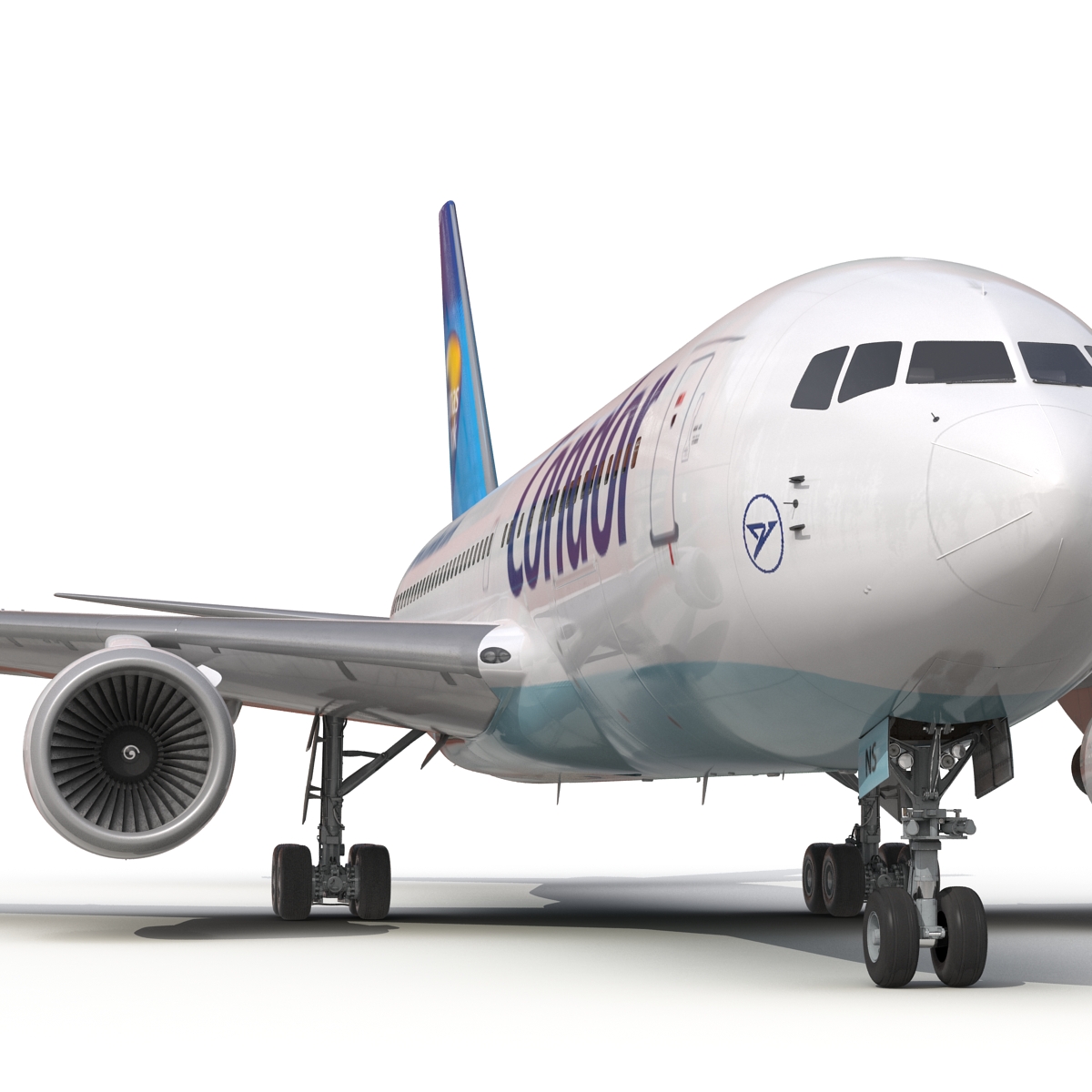 3D Boeing 767 200ER Condor Flugdienst Rigged