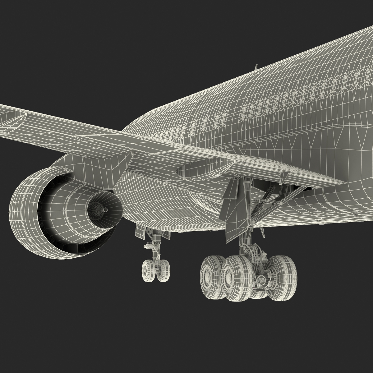 3D Boeing 767 200ER Condor Flugdienst Rigged