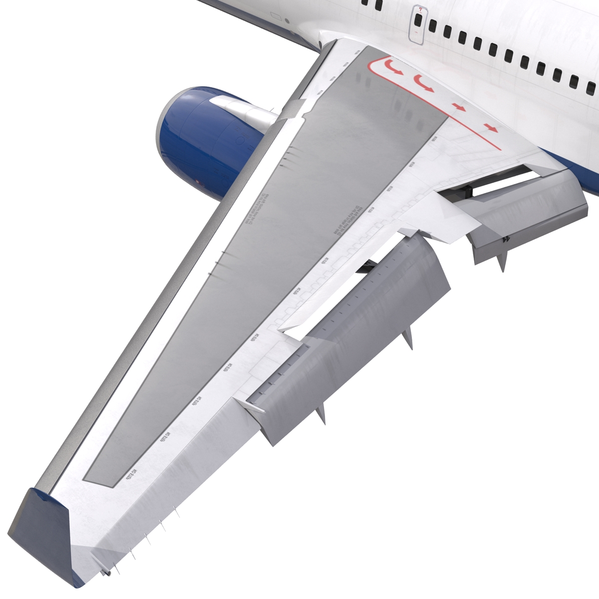 Boeing 767 200ER Delta Air Lines Rigged 3D model