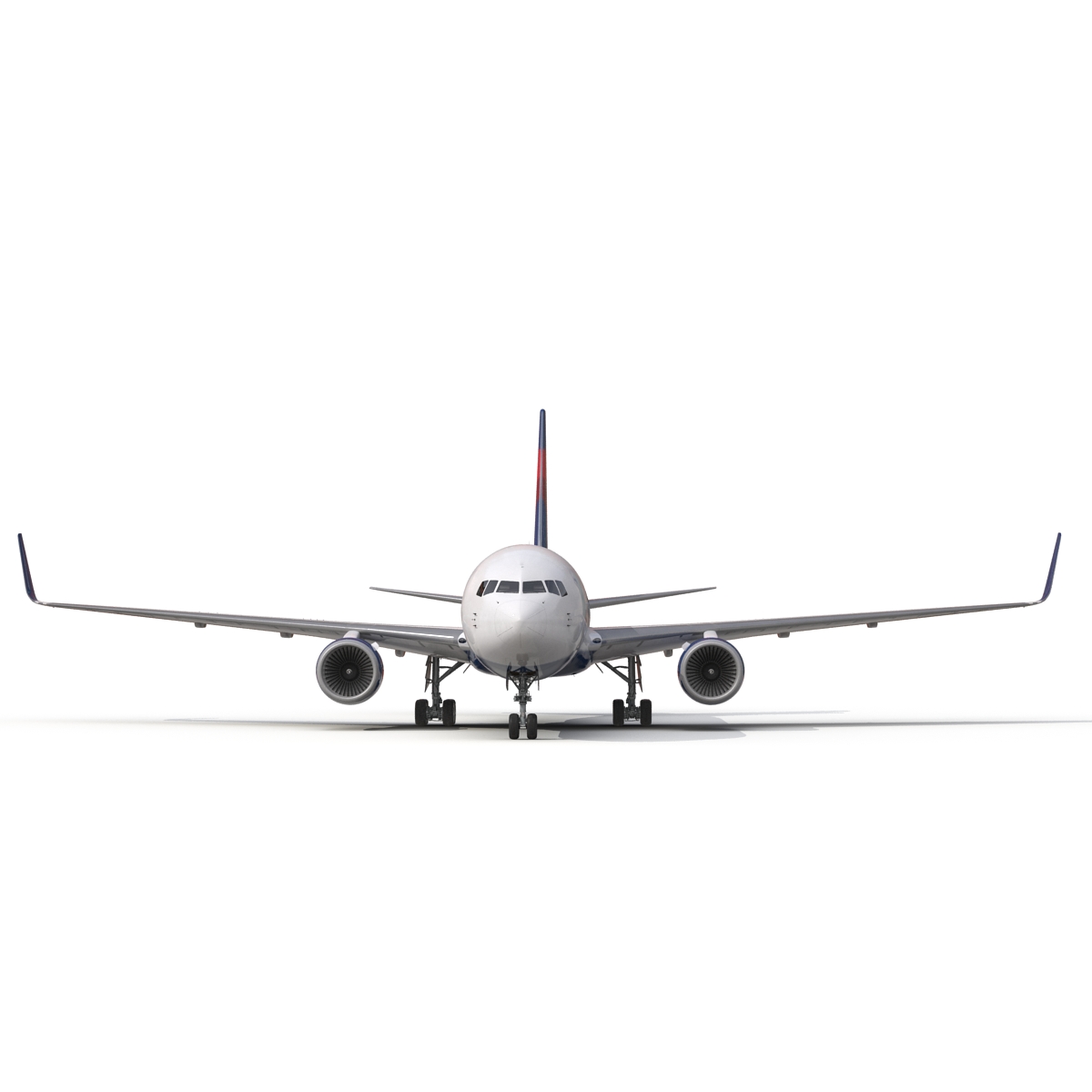 Boeing 767 200ER Delta Air Lines Rigged 3D model