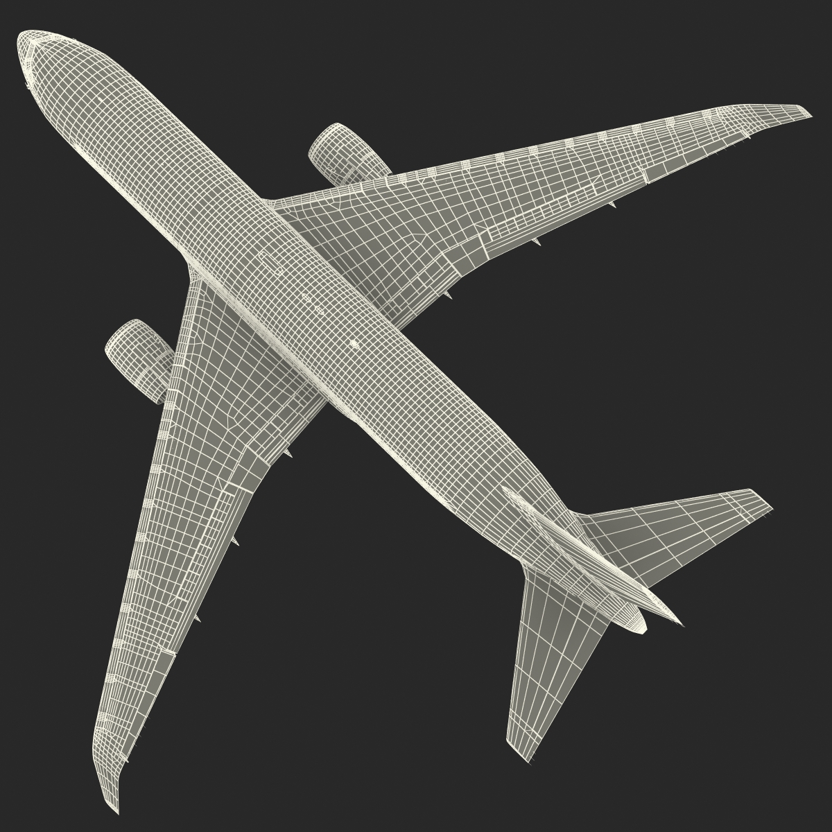 Boeing 767 200ER Delta Air Lines Rigged 3D model