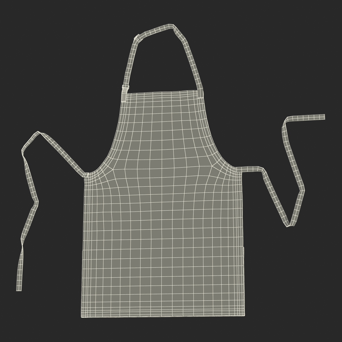 3D model Cafe Apron