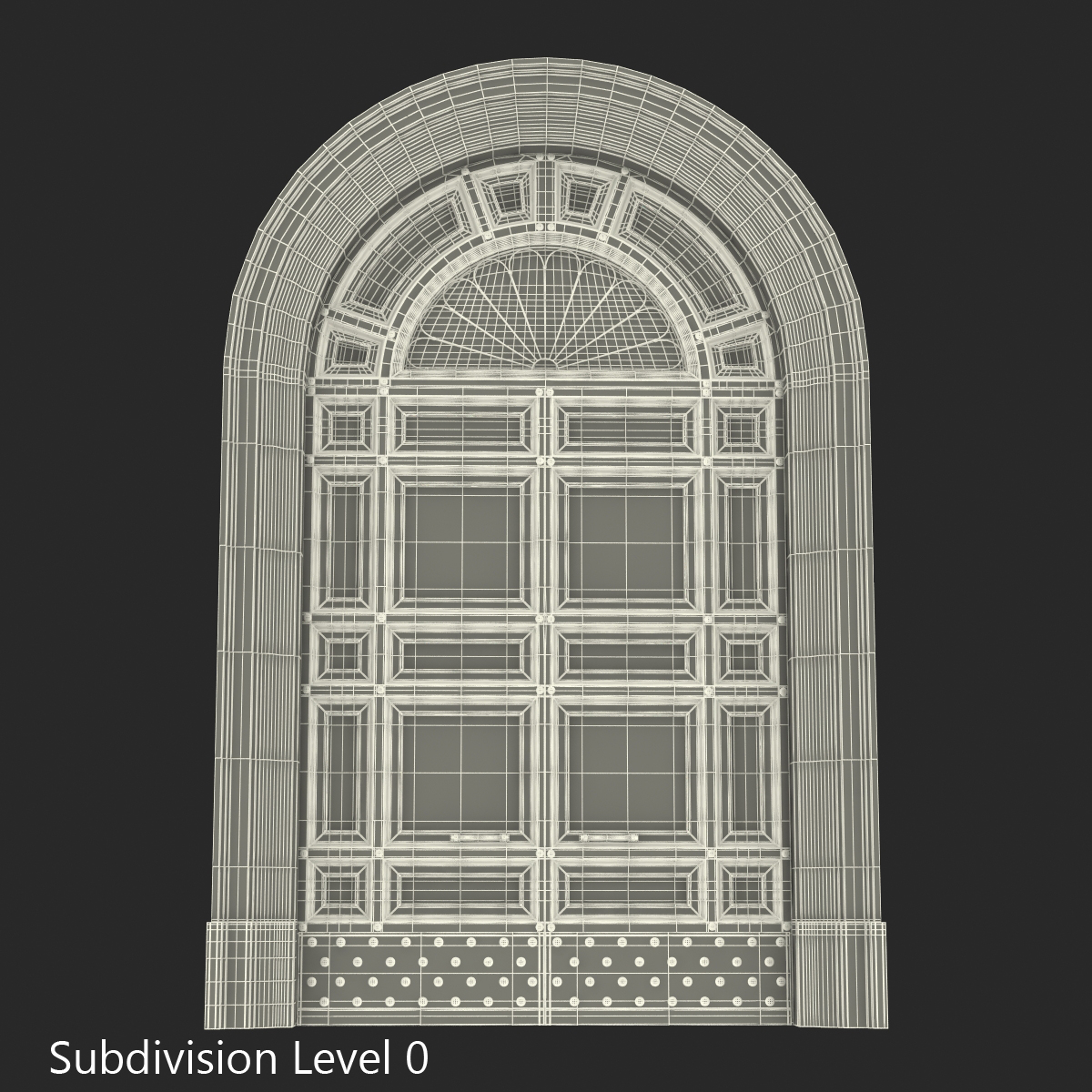 3D Door Greco Roman