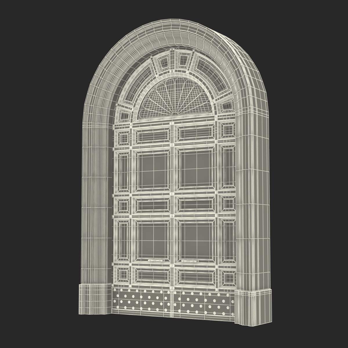 3D Door Greco Roman