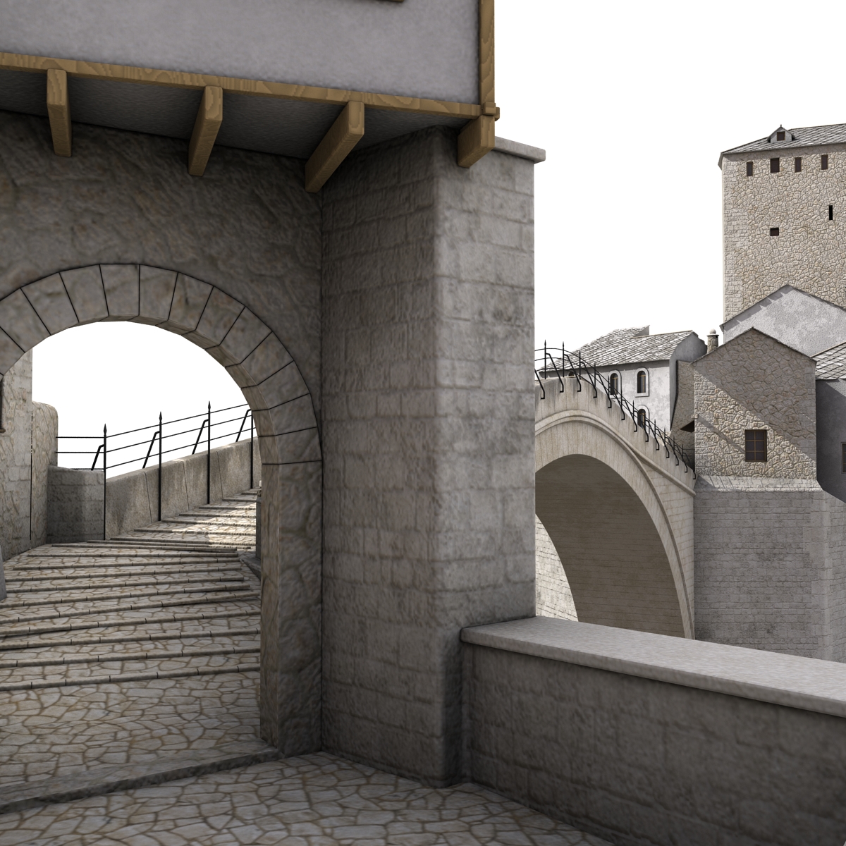 Stari Most Mostar 3D